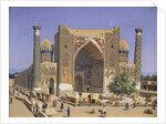 The Sherdar Madrasah at the Registan Square in Samarkand, 1869-1870 by Vasili Vasilyevich Vereshchagin
