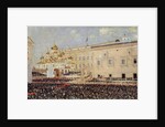 The Coronation of the Emperor Alexander III in the Moscow Kremlin on 15th May 1883, 1883 by Vasili Vasilyevich Vereshchagin