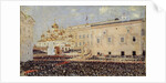 The Coronation of the Emperor Alexander III in the Moscow Kremlin on 15th May 1883, 1883 by Vasili Vasilyevich Vereshchagin