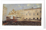 The Coronation of the Emperor Alexander III in the Moscow Kremlin on 15th May 1883, 1883 by Vasili Vasilyevich Vereshchagin
