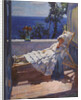 A lady on the balcony, 1916 by Sergei Arsenyevich Vinogradov