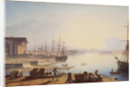 Sunrise over the Neva in St. Petersburg, 1830 by Maxim Nikiphorovich Vorobyev