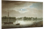 Nevka River near the Yelagin Bridge, 1829 by Maxim Nikiphorovich Vorobyev