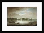 Nevka River near the Yelagin Bridge, 1829 by Maxim Nikiphorovich Vorobyev