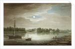 Nevka River near the Yelagin Bridge, 1829 by Maxim Nikiphorovich Vorobyev