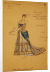 Costume design for the ballet Sleeping Beauty by P. Tchaikovsky, 1887 by Ivan Alexandrovich Vsevolozhsky