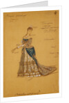 Costume design for the ballet Sleeping Beauty by P. Tchaikovsky, 1887 by Ivan Alexandrovich Vsevolozhsky
