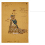 Costume design for the ballet Sleeping Beauty by P. Tchaikovsky, 1887 by Ivan Alexandrovich Vsevolozhsky
