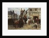 General Blücher with the Cossacks in Bautzen, 1885 by Gottfried Willewalde