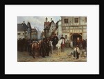 General Blücher with the Cossacks in Bautzen, 1885 by Gottfried Willewalde