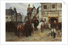 General Blücher with the Cossacks in Bautzen, 1885 by Gottfried Willewalde