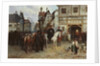 General Blücher with the Cossacks in Bautzen, 1885 by Gottfried Willewalde