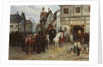 General Blücher with the Cossacks in Bautzen, 1885 by Gottfried Willewalde