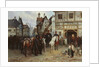 General Blücher with the Cossacks in Bautzen, 1885 by Gottfried Willewalde