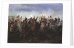 The battle of Fer-Champenois on March 13, 1814, 1891 by Gottfried Willewalde