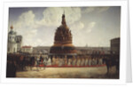 The Consecration of the Monument  to the Millennium of Russia in Novgorod on 1862, 1864 by Gottfried Willewalde