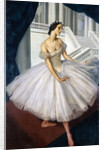 Portrait of the ballerina Anna Pavlova by Alexander Yevgenyevich Yakovlev