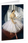 Portrait of the ballerina Anna Pavlova by Alexander Yevgenyevich Yakovlev