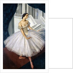 Portrait of the ballerina Anna Pavlova by Alexander Yevgenyevich Yakovlev