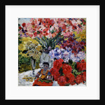 Flowers and a doll, 1916 by Mikhail Nikolayevich Yakovlev