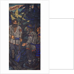 The Wedding of the Grand Duke Vladimir I. Svyatoslavich (Triptych, side panel), 1920s by Mikhail Nikolayevich Yakovlev