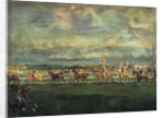 Horseracing, 1911 by Georgi Bogdanovich Yakulov