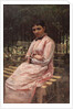 In a park. (Portrait of the artists wife) by Nikolai Alexandrovich Yaroshenko