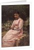 In a park. (Portrait of the artists wife) by Nikolai Alexandrovich Yaroshenko