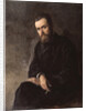 Portrait of the author Gleb Uspensky, 1884 by Nikolai Alexandrovich Yaroshenko
