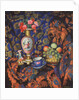 Still life with porcelain and flowers, 1913 by Nikolai Semyonovich Zaytsev