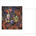 Still life with porcelain and flowers, 1913 by Nikolai Semyonovich Zaytsev