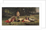 Rest at the Hay Harvest, 1887 by Firs Sergeevich Zhuravlev