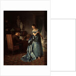 A fashion lady. Preparation for a Ball, 1872 by Firs Sergeevich Zhuravlev