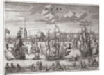 View of Saint Petersburg, 1727 by Alexei Fyodorovich Zubov