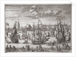 View of Saint Petersburg, 1727 by Alexei Fyodorovich Zubov