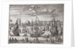 View of Saint Petersburg, 1727 by Alexei Fyodorovich Zubov