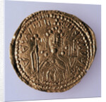 Coin (Zlatnik) of Grand Duke Vladimir Svyatoslavich (Averse: Portrait of the ruler), 980-1015 by Russian coins Numismatic