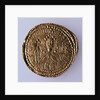 Coin (Zlatnik) of Grand Duke Vladimir Svyatoslavich (Averse: Portrait of the ruler), 980-1015 by Russian coins Numismatic