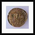Coin (Zlatnik) of Grand Duke Vladimir Svyatoslavich (Averse: Portrait of the ruler), 980-1015 by Russian coins Numismatic