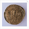 Coin (Zlatnik) of Grand Duke Vladimir Svyatoslavich (Averse: Portrait of the ruler), 980-1015 by Russian coins Numismatic
