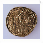 Coin (Zlatnik) of Grand Duke Vladimir Svyatoslavich (Averse: Portrait of the ruler), 980-1015 by Russian coins Numismatic