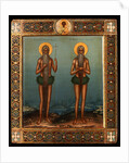 Venerable Onuphrius and Saint Peter of Mount Athos, 1902 by Vasily Pavlovich Guryanov