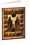 Saint Cyril of White Lake and Saint Cyril of Alexandria, Second half of the16th cen by Russian icon
