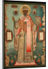 Saint Nicholas of Zaraysk, Early 18th cen by Russian icon