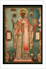 Saint Nicholas of Zaraysk, Early 18th cen by Russian icon