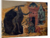 The Last Judgment. Fresco of the Novodevichy Convent, 1654 by Ancient Russian frescos