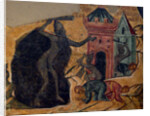 The Last Judgment. Fresco of the Novodevichy Convent, 1654 by Ancient Russian frescos