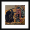 The Last Judgment. Fresco of the Novodevichy Convent, 1654 by Ancient Russian frescos