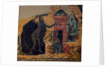 The Last Judgment. Fresco of the Novodevichy Convent, 1654 by Ancient Russian frescos