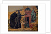 The Last Judgment. Fresco of the Novodevichy Convent, 1654 by Ancient Russian frescos